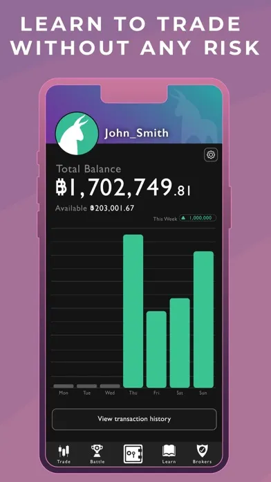 BullBear: Trading Simulator スクリーンショット