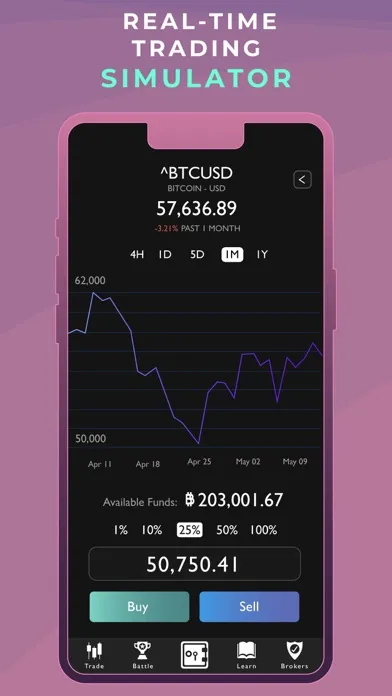 BullBear: Trading Simulator スクリーンショット