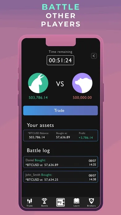 BullBear: Trading Simulator スクリーンショット