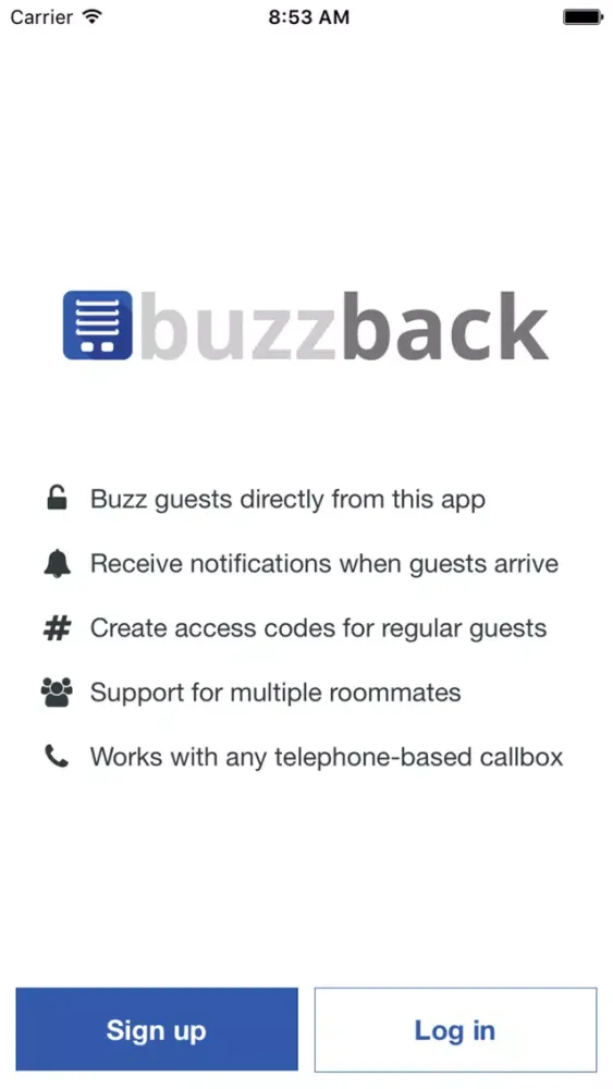 Buzzback 스크린샷