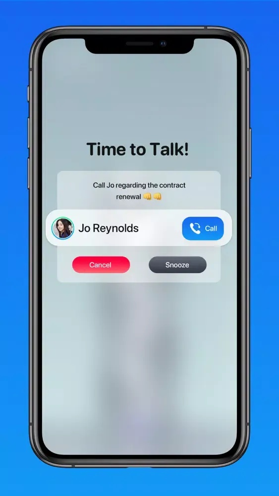 Capturas de pantalla de Recall: Plan & Schedule Calls