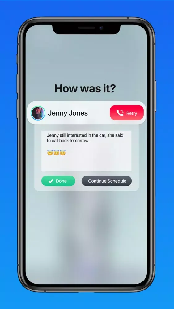 Capturas de pantalla de Recall: Plan & Schedule Calls