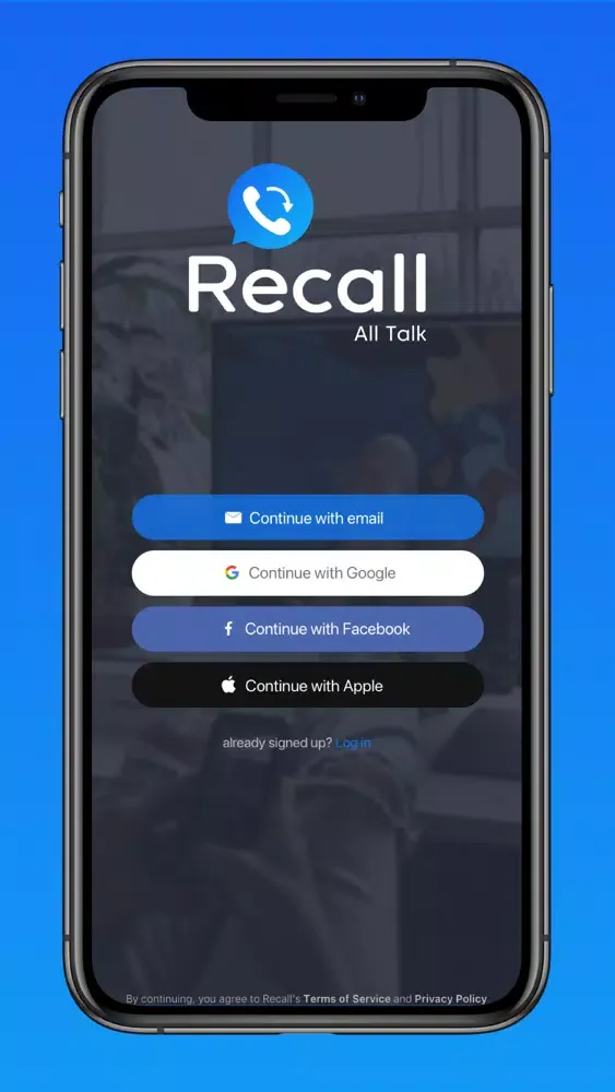 Capturas de pantalla de Recall: Plan & Schedule Calls