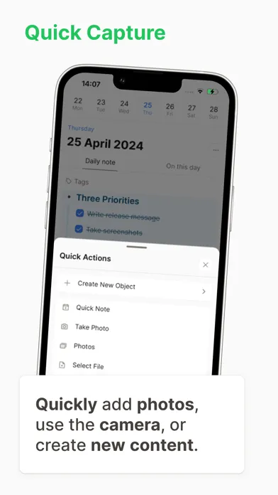 Capacities – Notes & PKM Screenshots