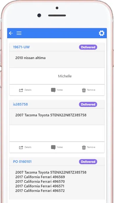 CarShipIO Driver EBOL EPOD应用截图