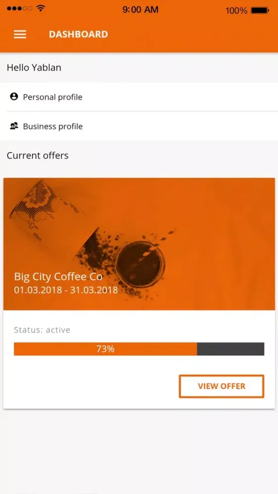 ภาพหน้าจอของ Chainium Business Owner