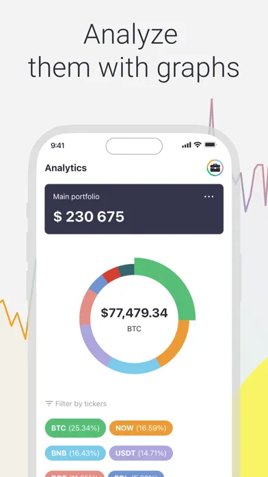 Screenshot di Crypto Portfolio: NOW Tracker