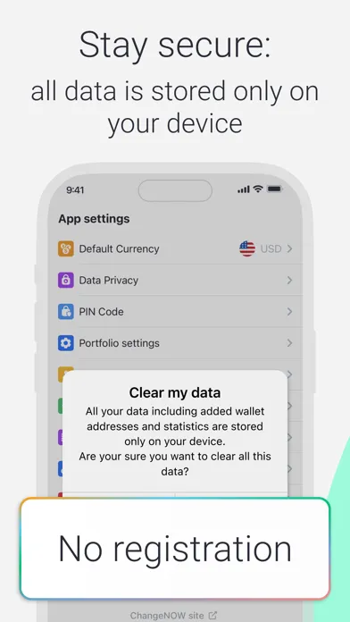 Screenshot di Crypto Portfolio: NOW Tracker