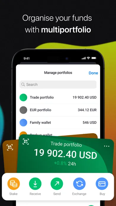 Capturas de tela do NOW Wallet: Buy & Swap Bitcoin