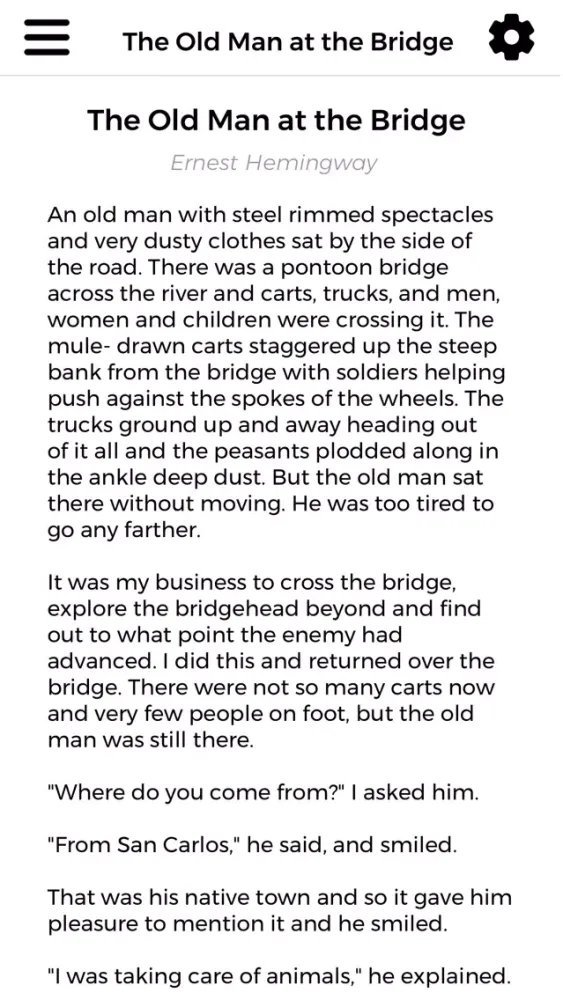 Screenshot di Leo: Daily Literature Reader