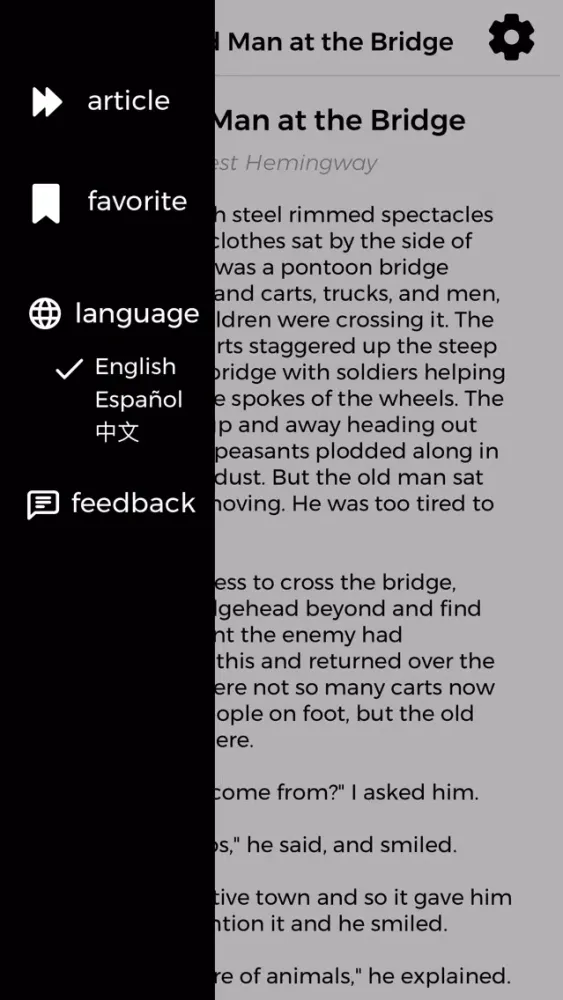 Screenshot di Leo: Daily Literature Reader