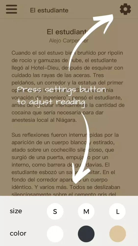 Screenshot di Leo: Daily Literature Reader