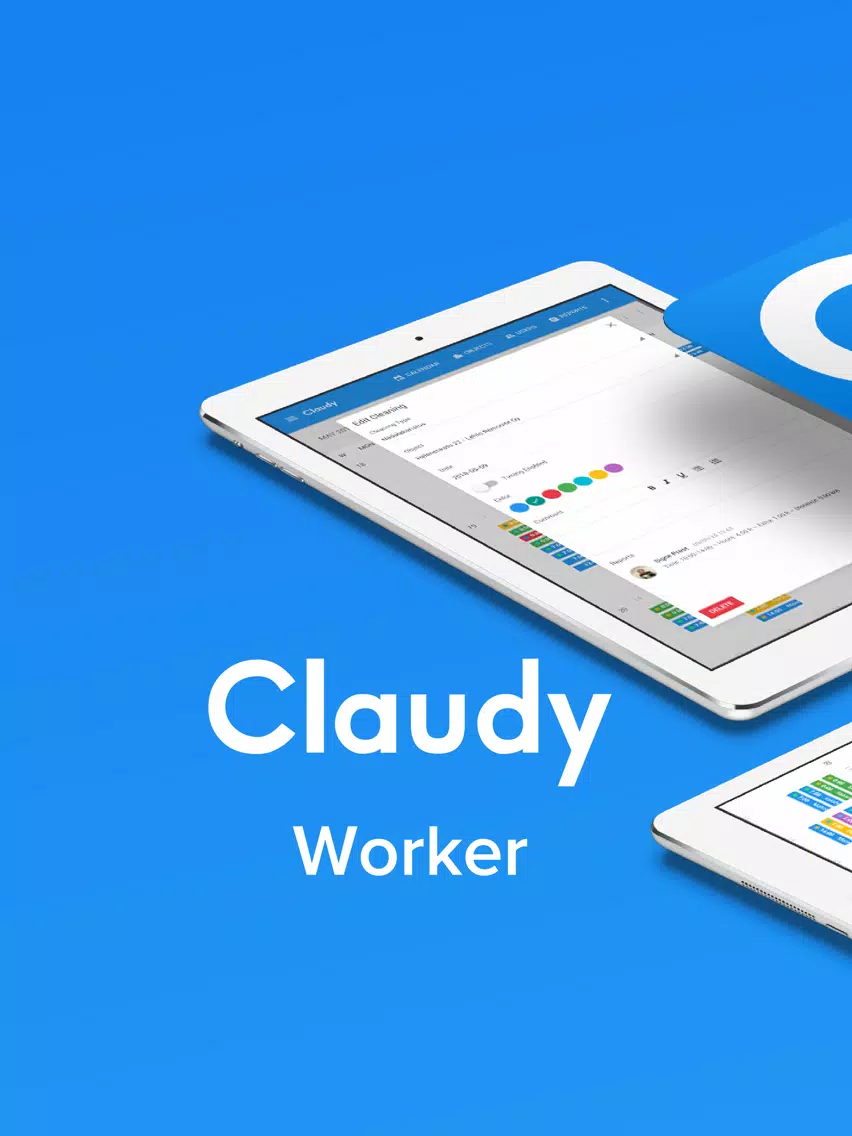 Claudy Worker iPad  スクリーンショット