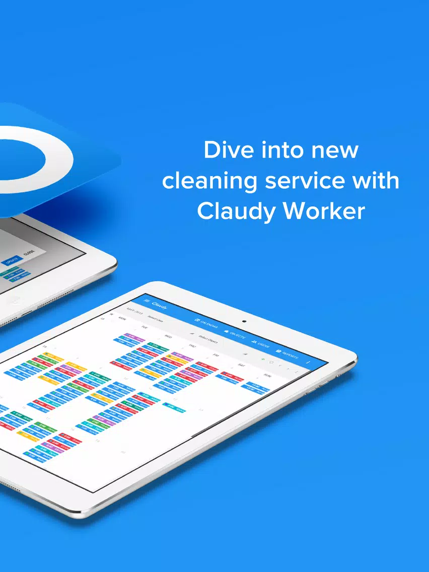 Claudy Worker iPad  スクリーンショット