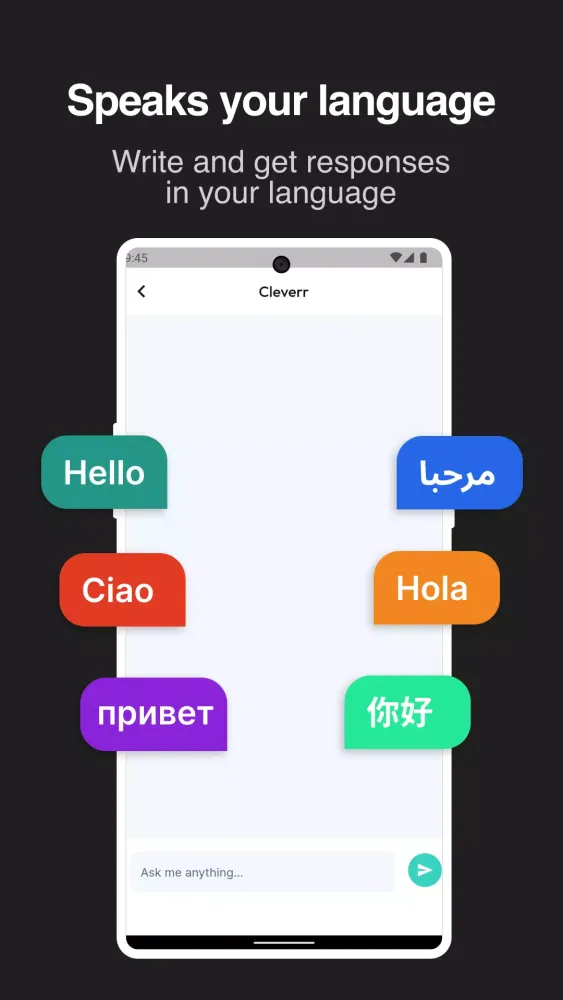 Clever - AI Assistant Chatbot Screenshots