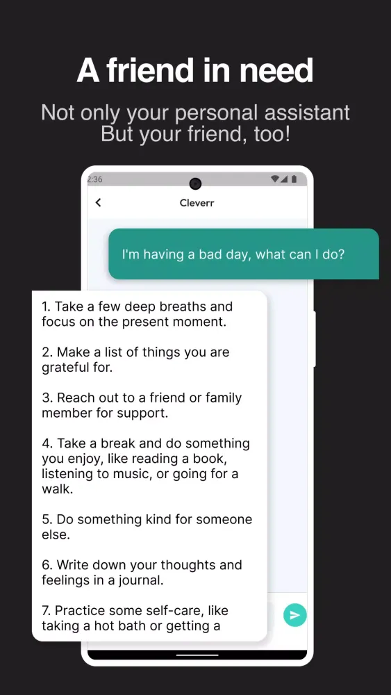 Clever - AI Assistant Chatbot Screenshots