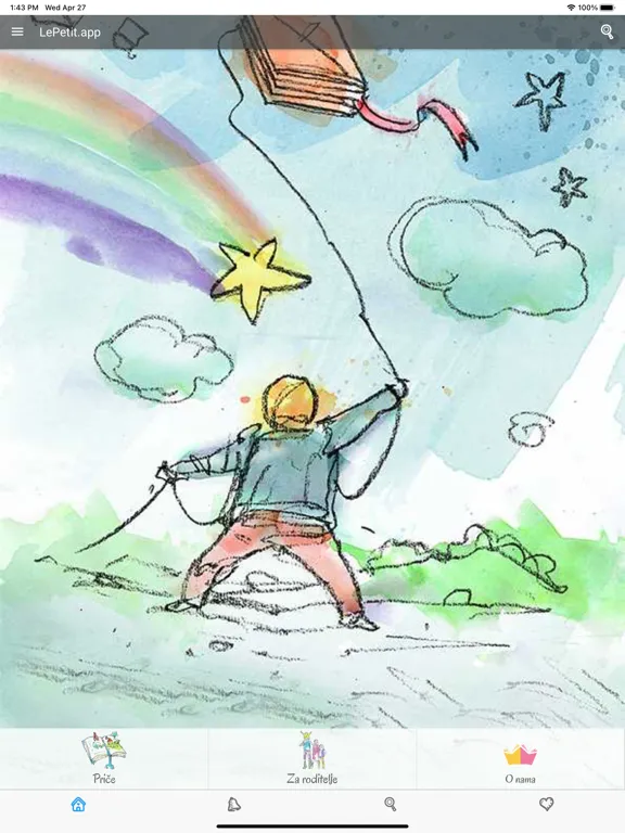 LePetit.app - stories for kids iPad  Screenshots