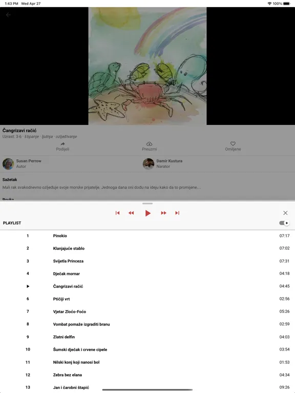 LePetit.app - stories for kids iPad  Screenshots