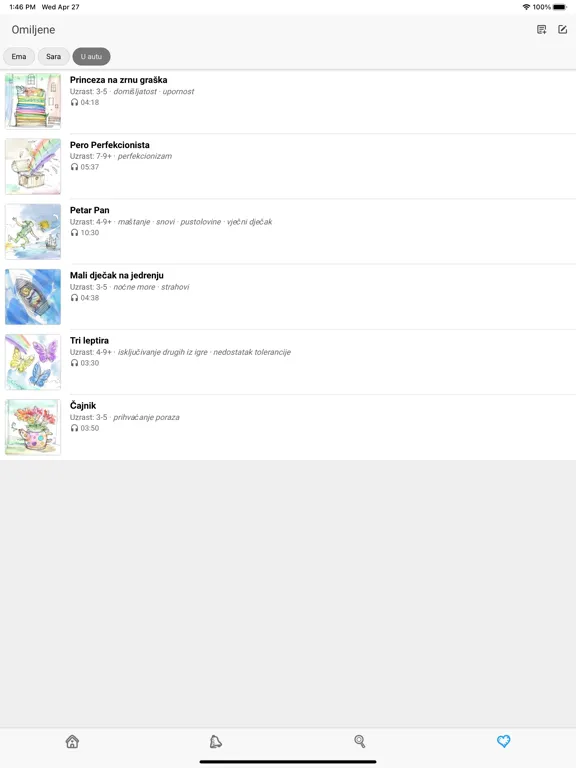 LePetit.app - stories for kids iPad  Screenshots