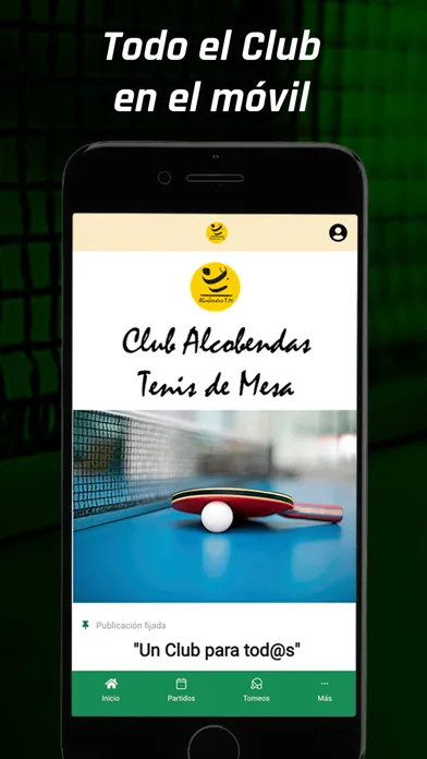 Captures d'écran de Club Alcobendas Tenis de Mesa