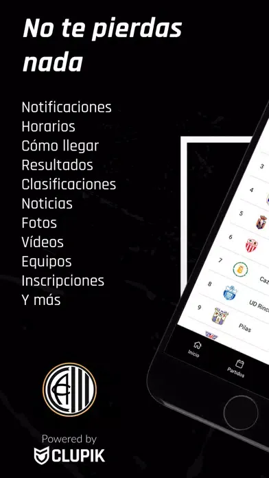 Capturas de tela do CLUB ATLÉTICO CENTRAL