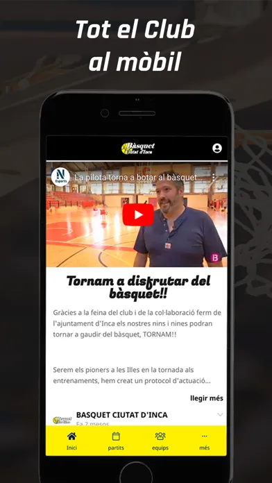 Tangkapan layar Bàsquet Ciutat d'Inca