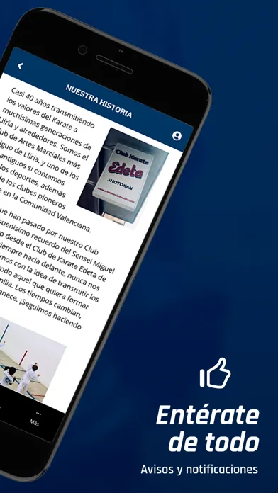 Captures d'écran de Club Kárate Edeta Llíria