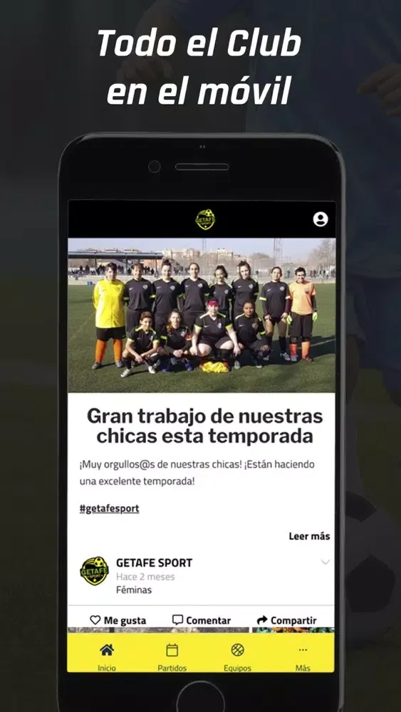 Capturas de tela do Getafe Sport