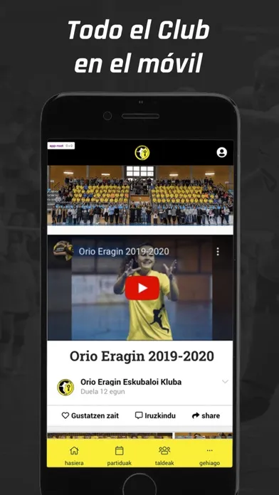 Orio Eragin Eskubaloi Kluba应用截图