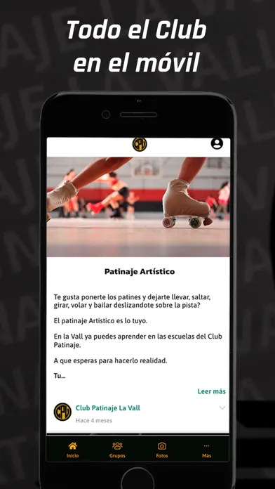 Capturas de tela do Club Patinaje La Vall
