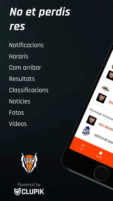 Captures d'écran de Rugby Club Cornellà