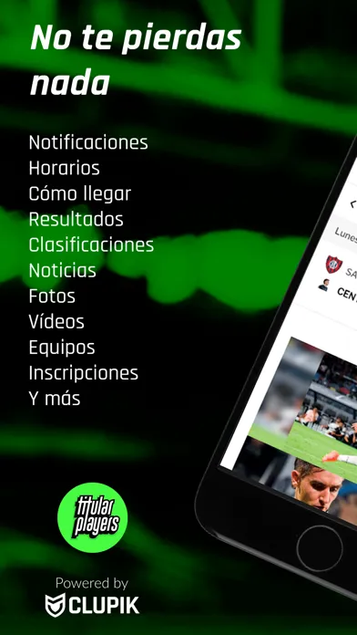 Captures d'écran de Titular Players