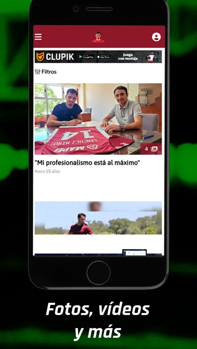 Captures d'écran de Titular Players