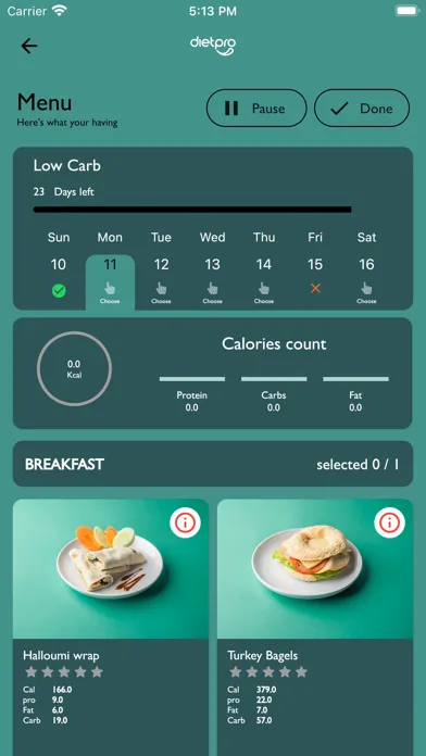 Dietpro Health Screenshots