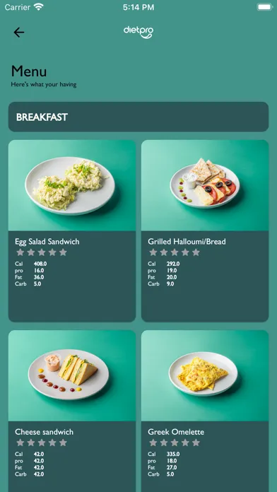 Dietpro Health Screenshots