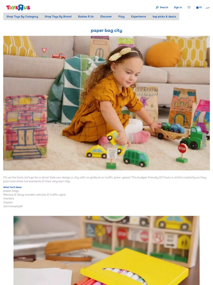 Captures d'écran de TOYSRUS SA iPad 