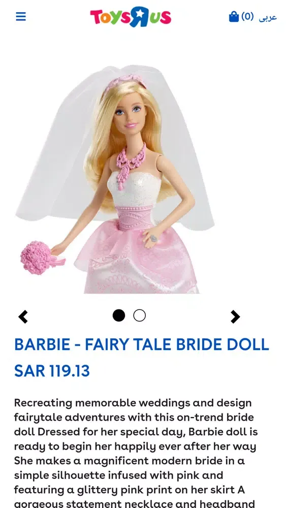 Captures d'écran de TOYSRUS SA