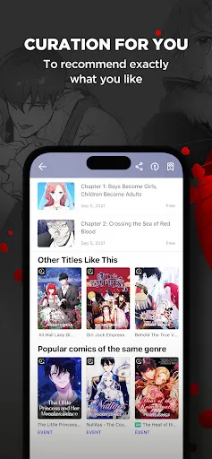 POCKET COMICS: Premium Webtoon应用截图