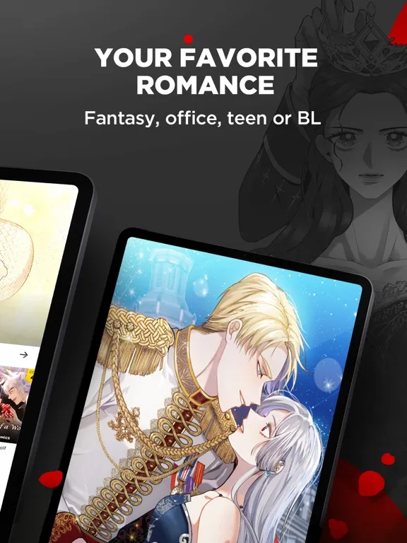 Capturas de tela do POCKET COMICS: Romance Webtoon iPad 