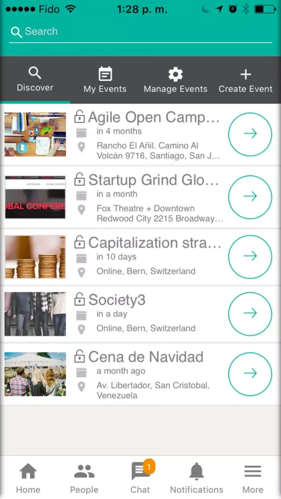 NCI Mobile Screenshots