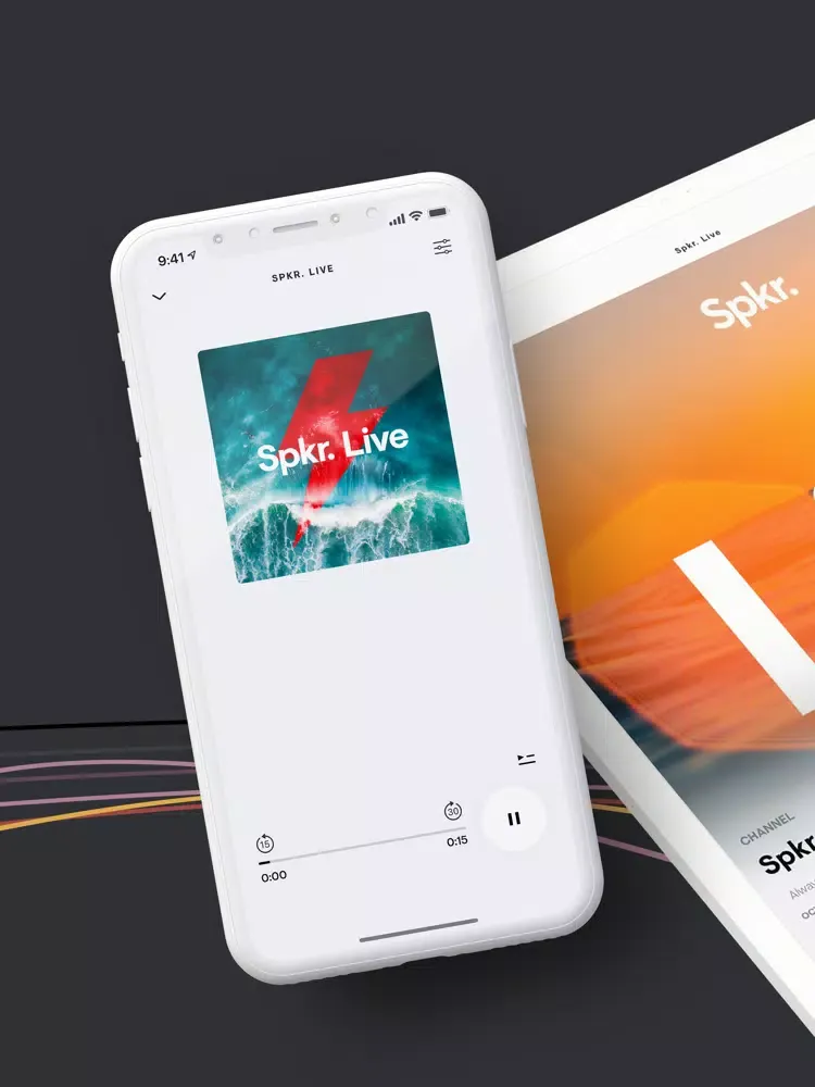 Spkr: Curated Podcast Radio iPad  Ekran Görüntüleri