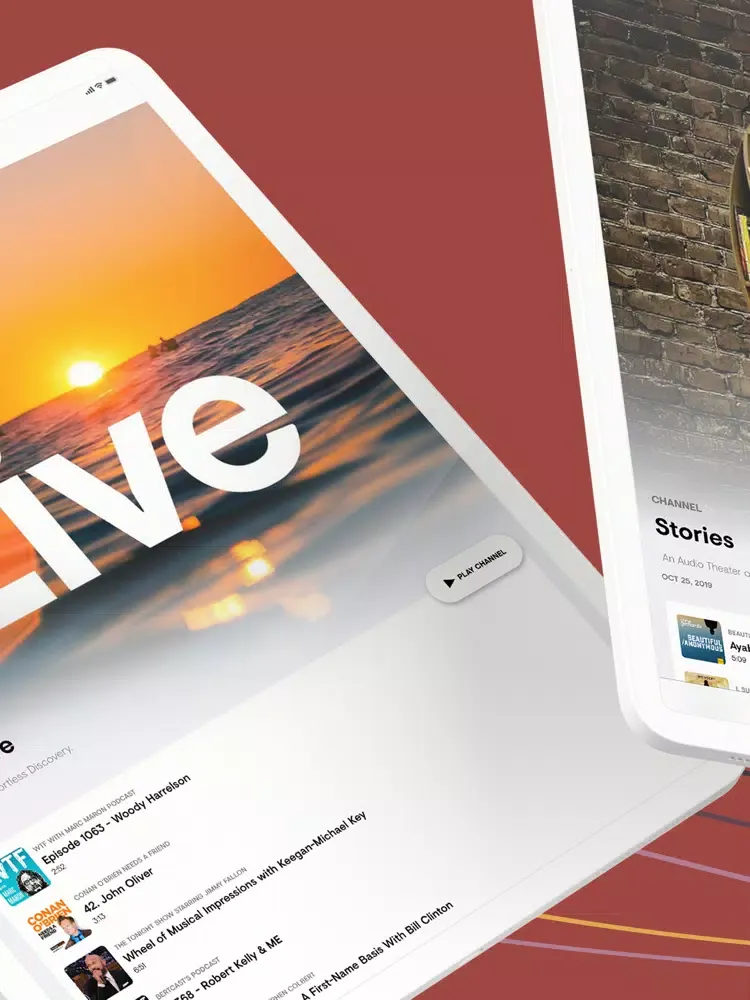 Spkr: Curated Podcast Radio iPad  Ekran Görüntüleri