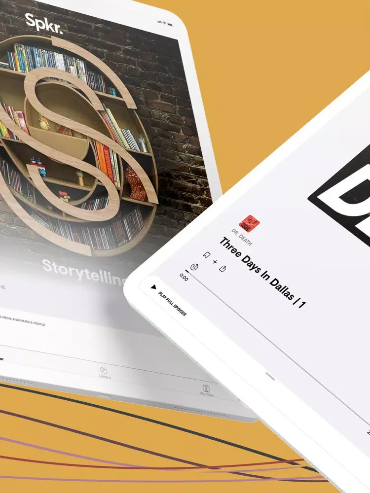 Spkr: Curated Podcast Radio iPad  Ekran Görüntüleri