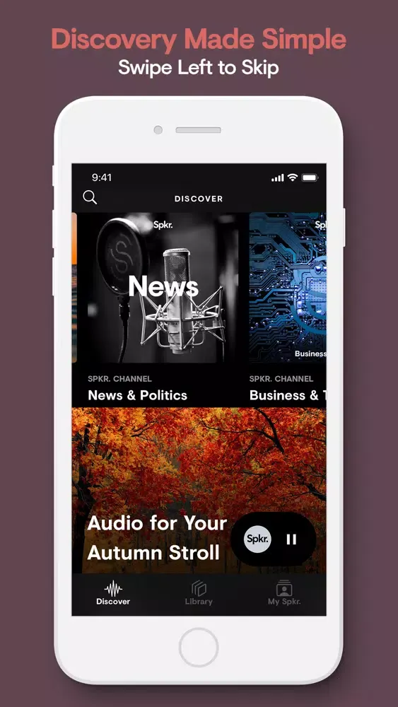 Spkr: Curated Podcast Radio Ekran Görüntüleri
