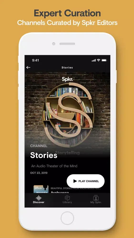 Spkr: Curated Podcast Radio Ekran Görüntüleri