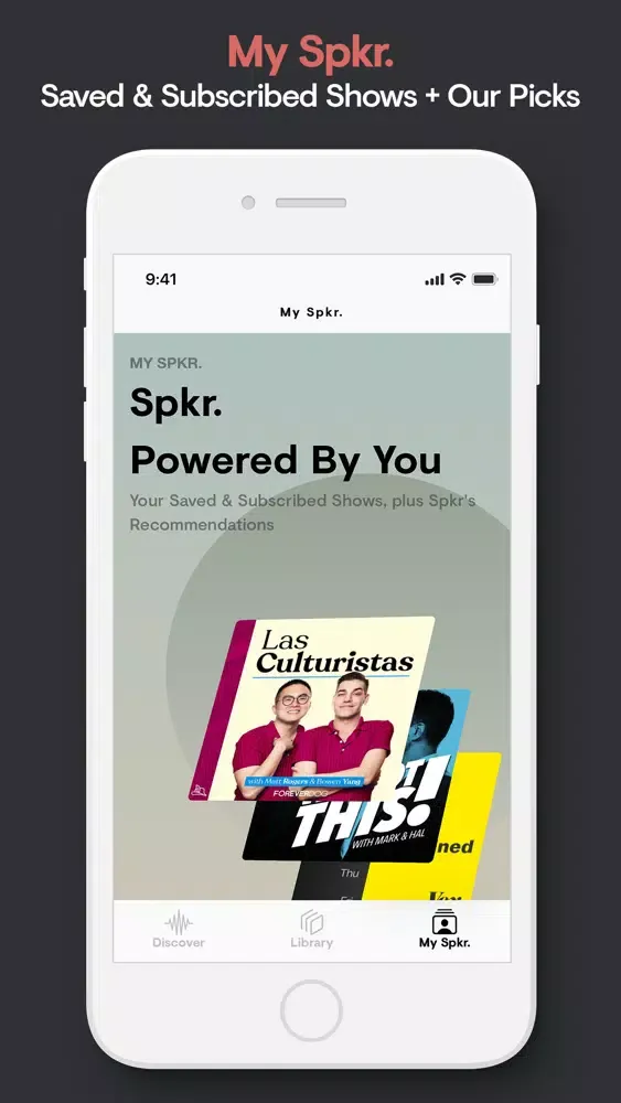 Spkr: Curated Podcast Radio Ekran Görüntüleri