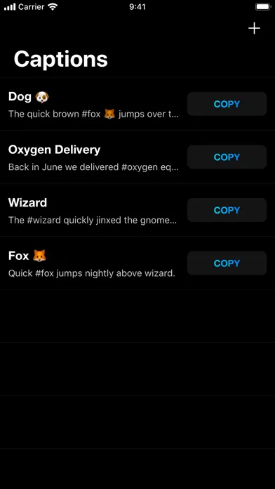 Copy Captions Pro应用截图