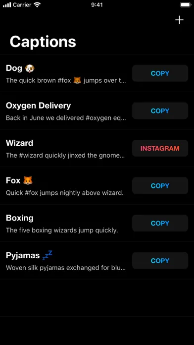 Copy Captions Pro应用截图