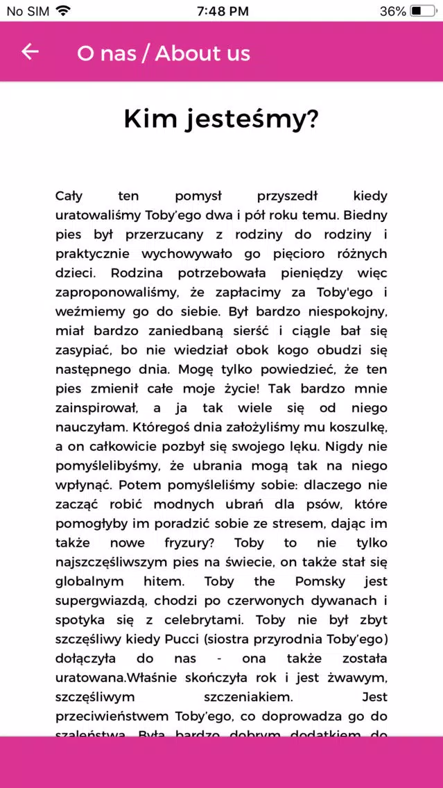 Toby & Pucci Concierge Service应用截图