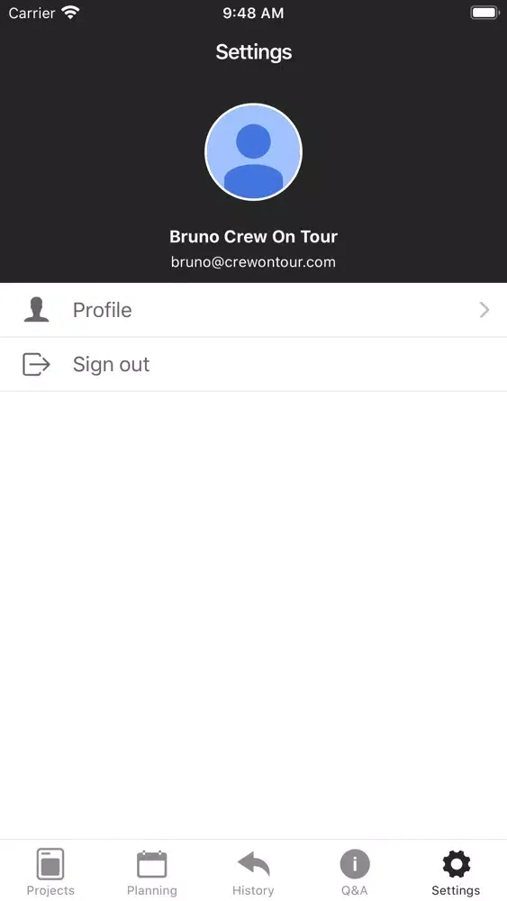 Ảnh chụp màn hình của Stage-Crew